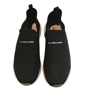 U.S. Polo Assn. Women's Black Slip-On Shoes Size 7